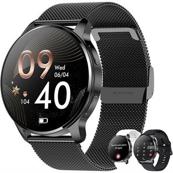 Smartwatch 50 black - zwart - hartslag SpO2-slaaptracker -