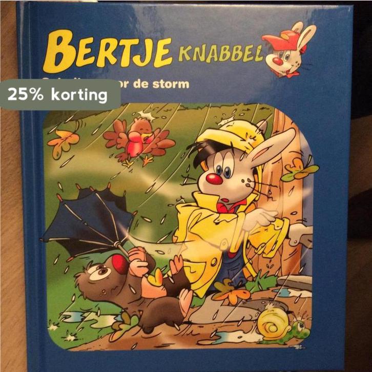 Bertje Knabbel deel 2 Schuilen voor de storm 0087177960252, Boeken, Overige Boeken, Gelezen, Verzenden