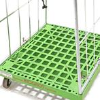 Gebruikte 2-Heks rolcontainer insteekhekken + 2 nylon, Doe-het-zelf en Bouw, Ophalen of Verzenden, Gebruikt