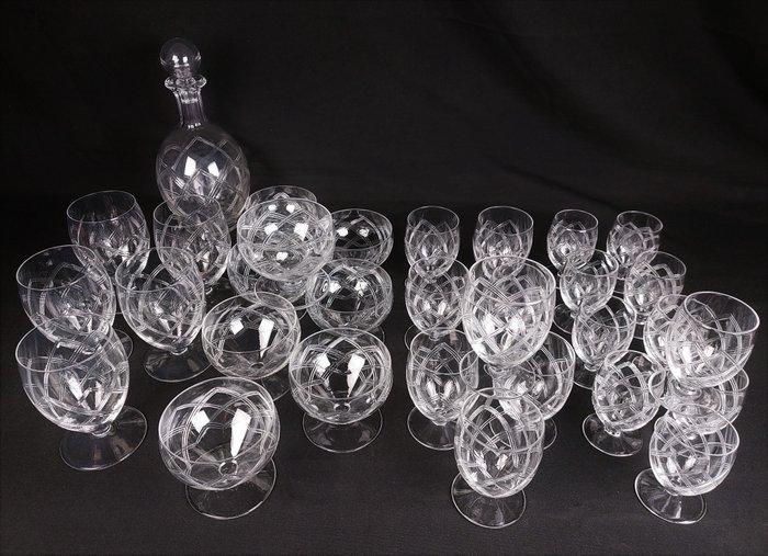 St. Louis - Drinkservies (32) - Ligier - Kristal -, Antiquités & Art, Art | Objets design