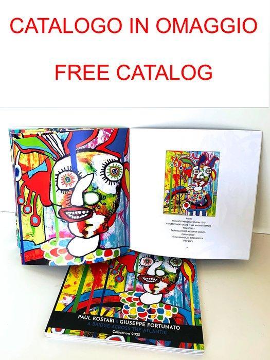Paul Kostabi (1962) & Giuseppe Fortunato (1956) - KF1625, Antiek en Kunst, Kunst | Designobjecten