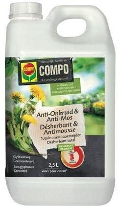 NIEUW - Compo anti-onkruid en mos 2,5 L, Verzenden