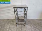 RVS Regaalwagen 4 x 60/40 cm Bakerynorm Horeca, Zakelijke goederen, Ophalen of Verzenden, Nieuw in verpakking
