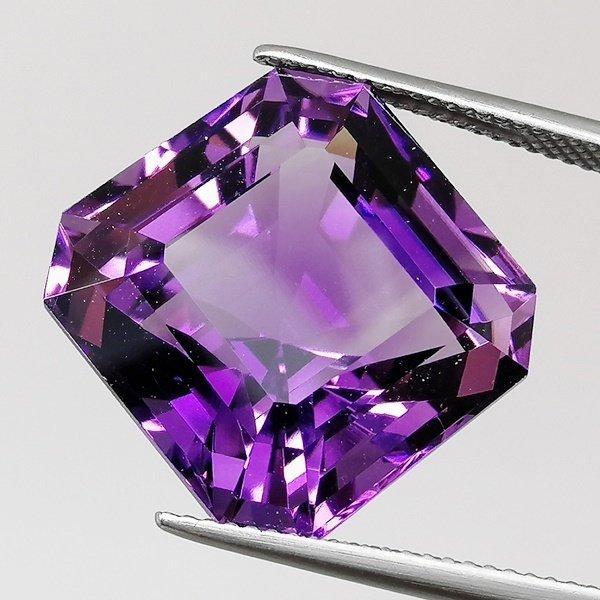 Amethist - 27.16 ct - Instituto Gemólogico Español (IGE) -, Handtassen en Accessoires, Edelstenen