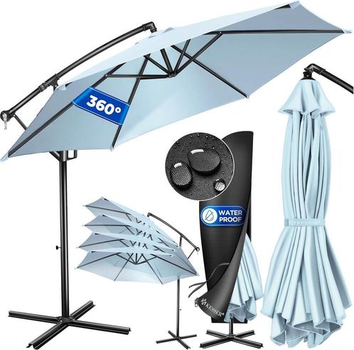 KESSER® Aluminium zweefparasol, parasol met afdekking, diame, Huis en Inrichting, Overige Huis en Inrichting, Verzenden