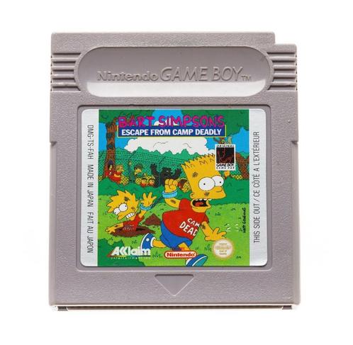 Bart Simpsons Escape from Camp Deadly (German) [Gameboy], Games en Spelcomputers, Games | Nintendo Game Boy, Verzenden