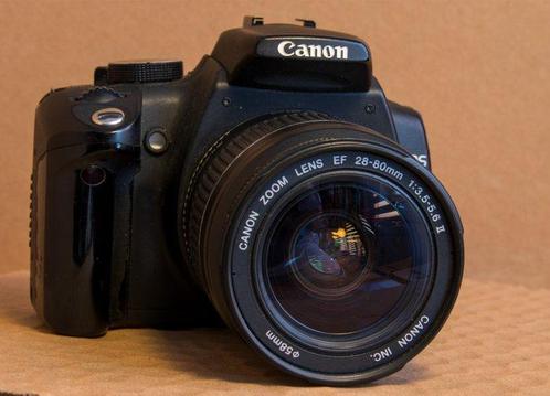 Canon EOS 350D + EF 28-80 Appareil photo reflex numérique, Audio, Tv en Foto, Fotocamera's Digitaal
