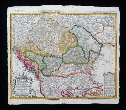 Europa - Oost-Europa / Hongarije / Boedapest / Kroatië /, Boeken, Atlassen en Landkaarten