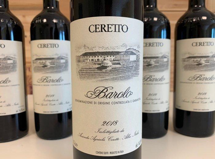 2018 Ceretto - Barolo - 6 Flessen (0.75 liter), Collections, Vins