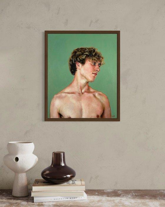 Per Vilt - The Way He looks at it, Antiek en Kunst, Kunst | Schilderijen | Modern