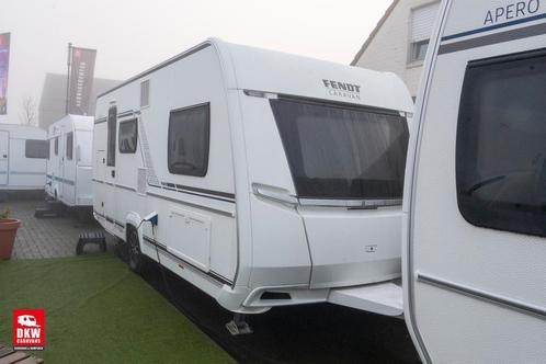 FENDT Apero 495 SKM, Caravans en Kamperen, Caravans, 1250 - 1500 kg, Gascomfoor, Hordeur, Kachel, Koelkast, Lichtmetalen velgen
