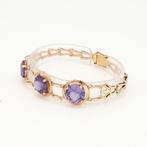 Armband - 14 karaat Geel goud - Korund, Handtassen en Accessoires, Nieuw