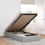 vidaXL Bedframe zonder matras 90x200 cm fluweel lichtgrijs, Verzenden, Nieuw