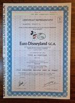 Document - Disney - Euro Disneyland S.C.A. (Euro Disney), Verzamelen, Nieuw