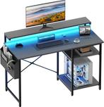 Bureau - Computertafel - Computerbureau - 100x48 cm - Grijs, Huis en Inrichting, Verzenden, Nieuw