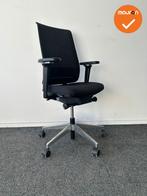 Ahrend Ease bureaustoel - zwarte stoffering  - chrome voetkr, Werkplek, Ophalen of Verzenden, Gebruikt, Stoel