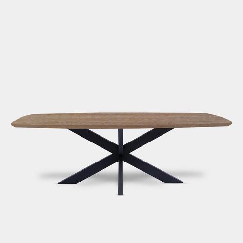 Tafel Deens Ovaal Eikenhout  Matrix XL 240x100, Huis en Inrichting, Tafels | Eettafels