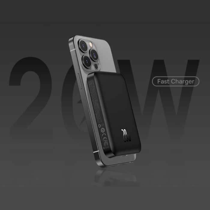 10.000mAh Mini Magnetische Qi Powerbank voor Mobiele, Telecommunicatie, Powerbanks, Nieuw, Verzenden