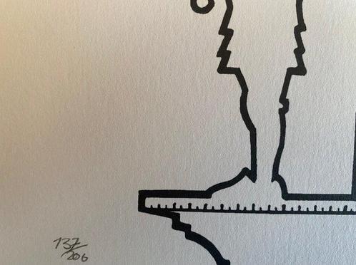 Cavandoli, Osvaldo - 1 Offset Print - La Linea - The guard -, Boeken, Strips | Comics