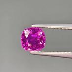Zonder Minimumprijs - 1 pcs Paars, Roze Robijn, Saffier -, Handtassen en Accessoires, Edelstenen, Nieuw