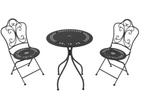 Veiling - AXI Marilou metalen Bistroset Romantisch Antraciet