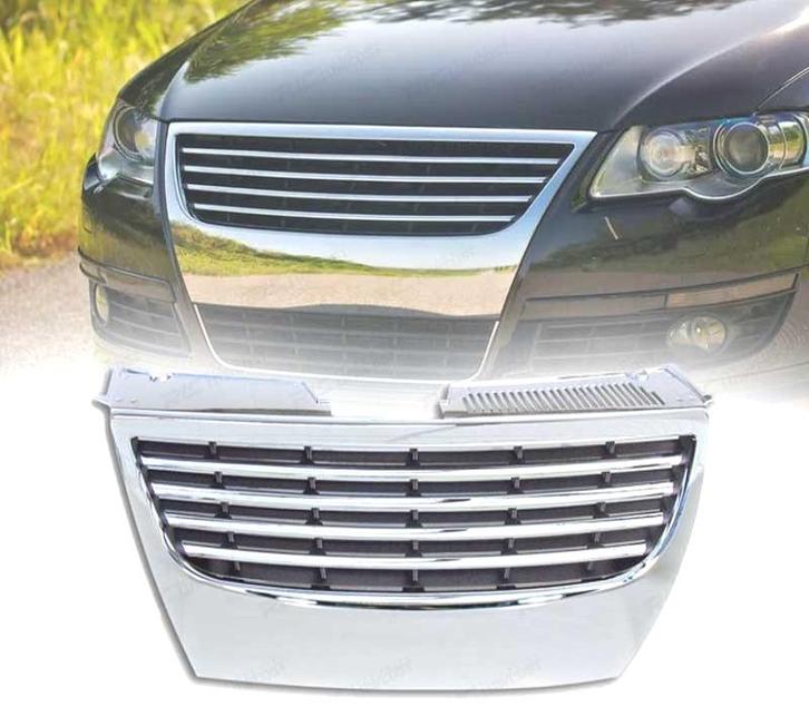 Calandre Pour Volkswagen Vw Passat 3C 05-10 Chromé Sans Pdc, Auto-onderdelen, Carrosserie, Verzenden