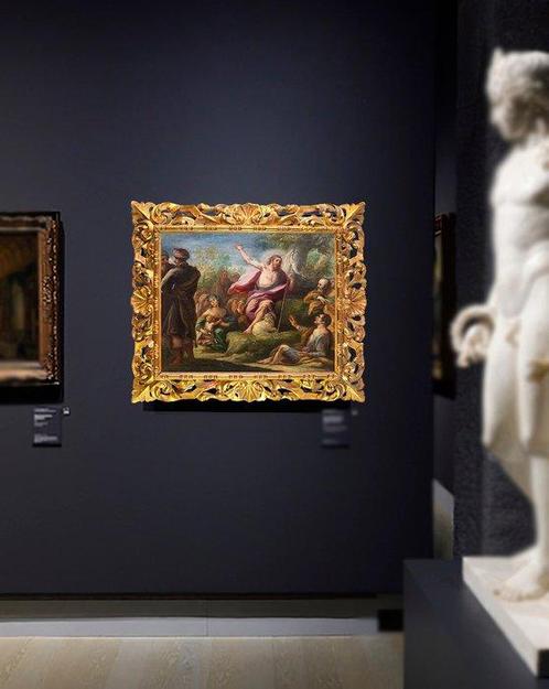 Paolo de Matteis (1662–1728) - Predica di San Giovanni, Antiek en Kunst, Kunst | Schilderijen | Klassiek