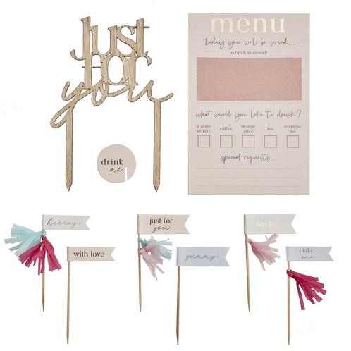 Moederdag Decoratie Set 12 delig, Hobby en Vrije tijd, Feestartikelen, Nieuw, Verzenden