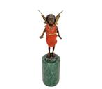 Figurine - Fee / Engel - Bronze, Marbre