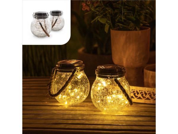 Veiling - Gadgy Solar Lantaarn met 20 lights -  Solar tuinve, Jardin & Terrasse, Éclairage extérieur