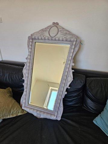 Miroir mural  - Bois - Miroir biseauté