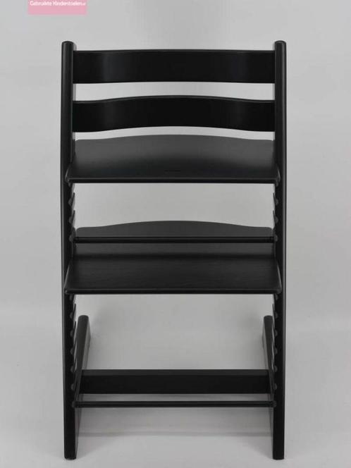 Noir | Stokke Tripp Trapp, piège à trip, tripp trapp, piège, Kinderen en Baby's, Kinderstoelen, Meegroeistoel, Nieuw, Aanschuifbaar