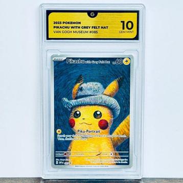 Pokémon Graded card - Pikachu van Gogh - Pokémon - GG 10