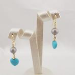 Turquoise - Argento 925 - Oorbellen