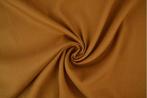 10 meter linnen viscose - Donker okergeel, Hobby en Vrije tijd, Stoffen en Lappen, Verzenden, 120 cm of meer, Geel, Linnen