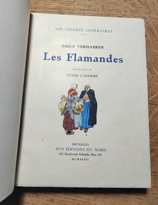 Verhaeren / Cassiers - Reliure signée - Les flamandes - Les, Antiquités & Art, Antiquités | Livres & Manuscrits