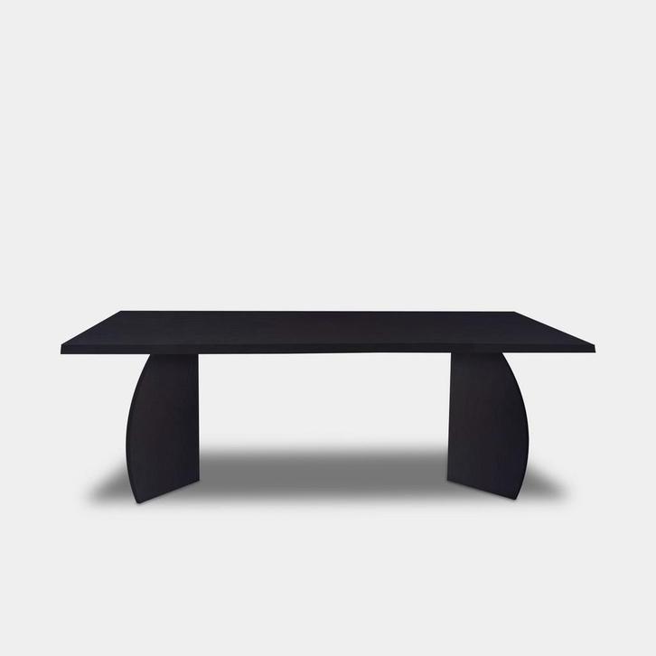 Tafel Boomstam Eikenhout  Set Driehoek  300x100, Huis en Inrichting, Tafels | Eettafels