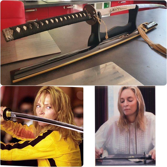KILL BILL katanas replica signed by Uma Thurman aka The, Collections, Cinéma & Télévision