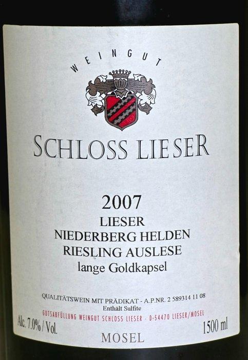 2007 Schloss Lieser, Thomas Haag, Niederberg Helden, Verzamelen, Wijnen