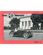 1949 MG MIDGET TC BROCHURE ENGELS, Nieuw