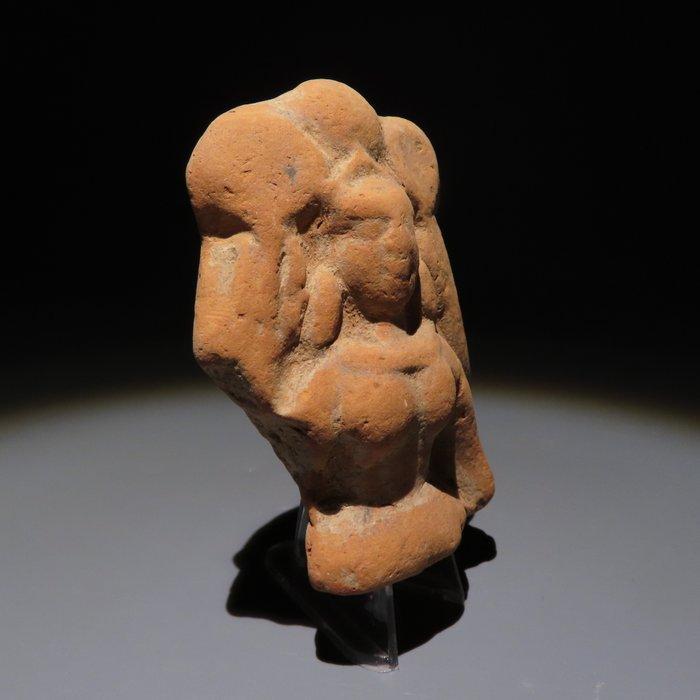 Sar Dheri, Peshawar Terracotta Fragment figuur. 300-100, Verzamelen, Mineralen en Fossielen