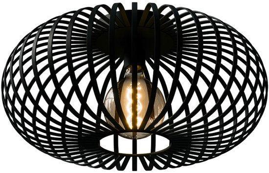 2dekans | Nolt Plafondlamp Zwart - Plafonniere E27 Lamp -, Huis en Inrichting, Lampen | Plafondlampen, Ophalen of Verzenden