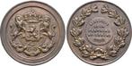 Brons medaille 1900 Belgie Leopold Ii 1865-1909, Postzegels en Munten, Penningen en Medailles, Verzenden