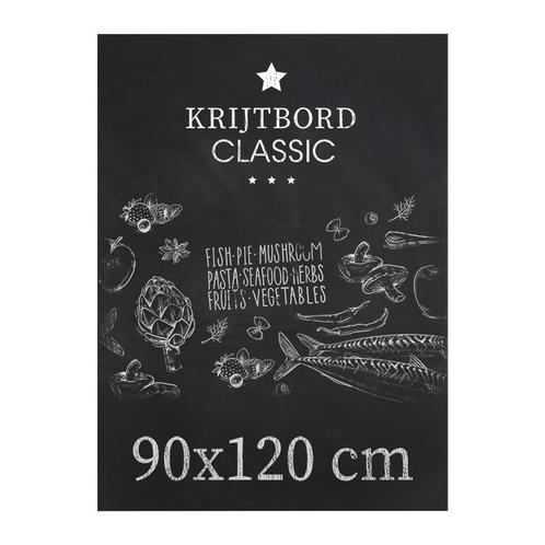Krijtbord Classic 90x120 cm Horizontaal, Huis en Inrichting, Woonaccessoires | Lijsten, Verzenden