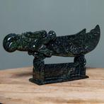 Nefriet Jade Sword - Hoogte: 38 cm - Breedte: 3.7 cm- 2080 g