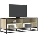 vidaXL Tv-meubel 120,5x40x46cm bewerkt hout metaal sonoma, Huis en Inrichting, Kasten |Televisiemeubels, Verzenden, Nieuw