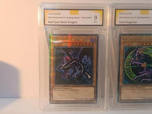 Konami - 3 Card - Yu-Gi-Oh! - Dark Magician, Red-Eyes Black, Verzamelen, Overige Verzamelen
