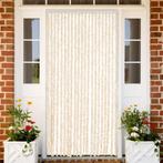 vidaXL Rideau anti-mouches beige et blanc 90x220 cm, Verzenden, Neuf