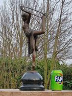 sculptuur, groot formaat hoepel scarab danseres - 51 cm -, Antiek en Kunst