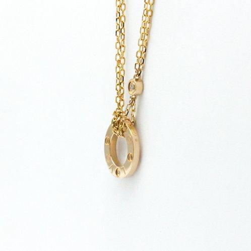 Cartier - Ketting met hanger rosegoud, Handtassen en Accessoires, Antieke sieraden